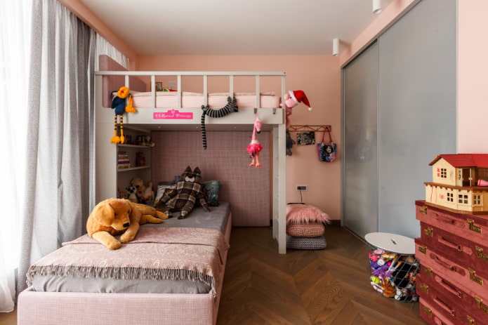 mobiliar um quarto para duas meninas