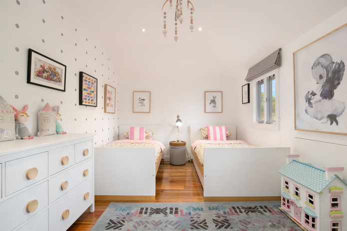 mobiliando um quarto para duas meninas