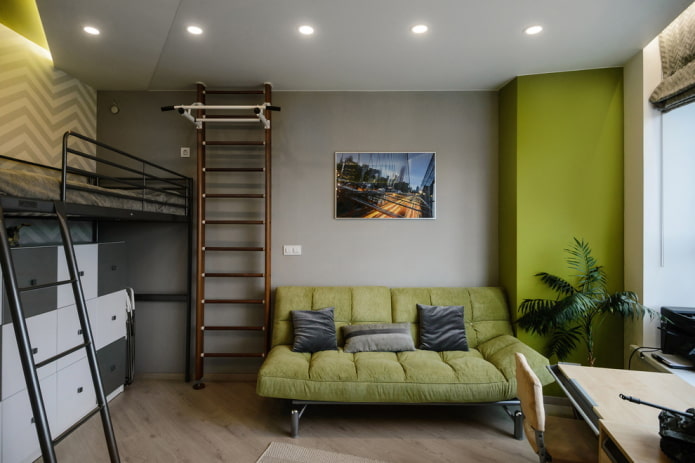 iluminando um quarto para um adolescente