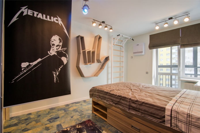 decorando o quarto de um adolescente