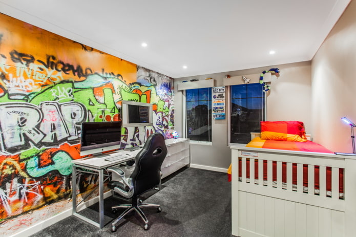 decorando um quarto para um adolescente