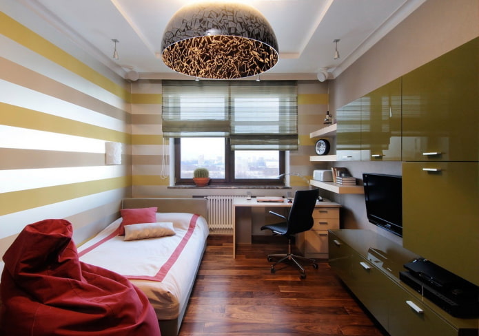 decoração de quarto para um adolescente
