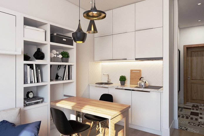 estúdio de 18 m² em estilo moderno