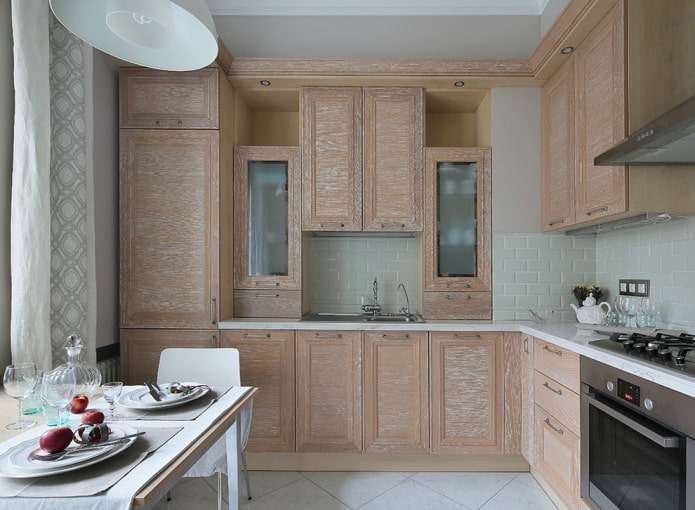 design de cozinha em tons de marrom