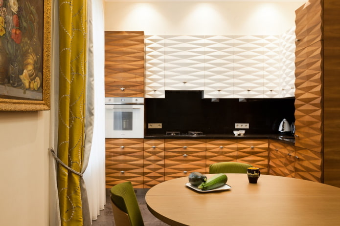 design de cozinha em tons de marrom