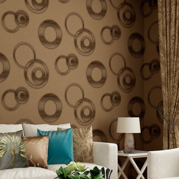 papel de parede circular