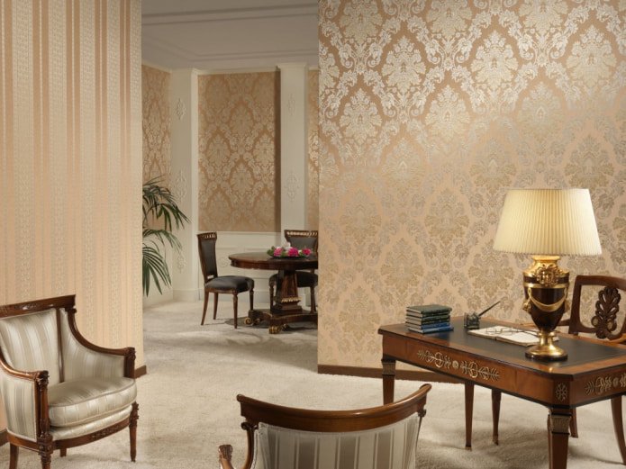 papel de parede com monogramas