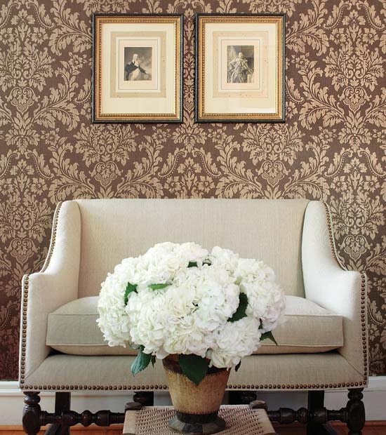 papel de parede com monogramas