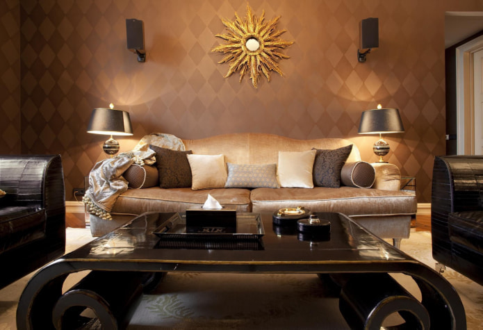 papel de parede bronze