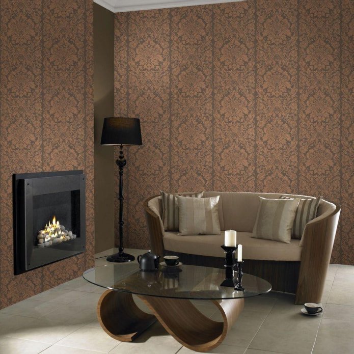 papel de parede café