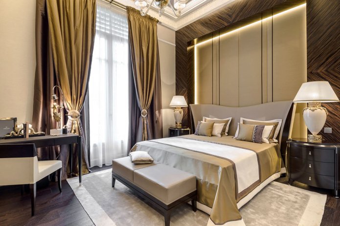 cortinas marrons
