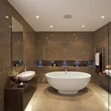 Interior do banheiro em estilo moderno: 60 melhores fotos e ideias para design-18