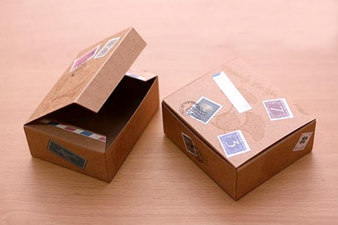 Caixas de papelão