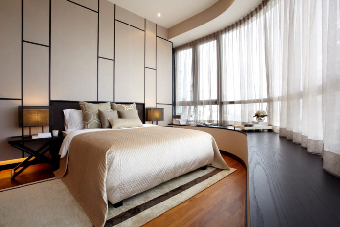 cortinas curtas no quarto