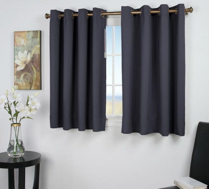 cortinas blackout curtas