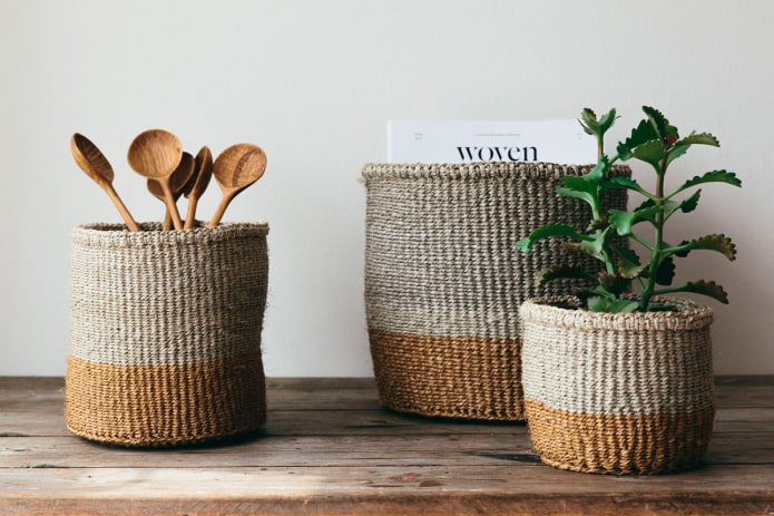Cestas para plantas