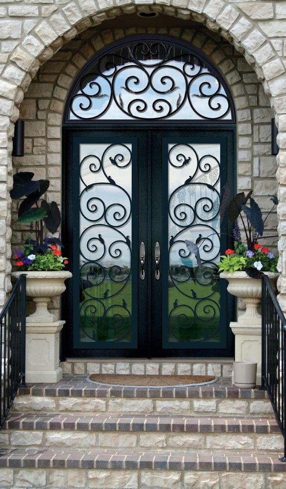entrada para uma casa de campo