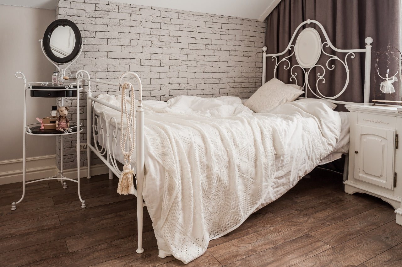Cama de ferro forjado