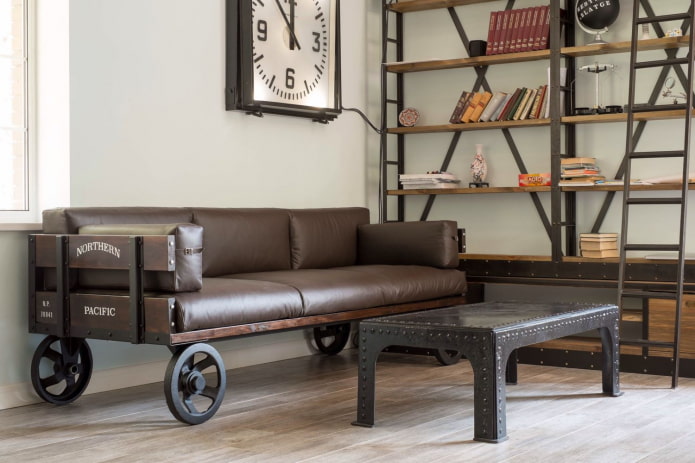 estrutura forjada em estilo loft