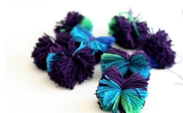 Pompons prontos