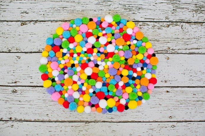 Bolas multicoloridas