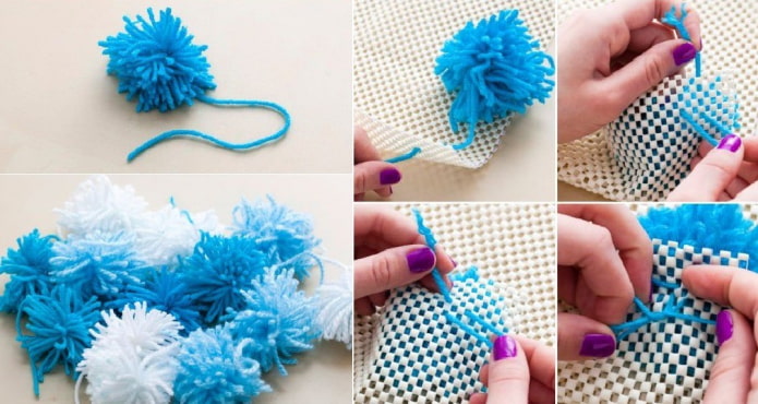 Amarrar pompons