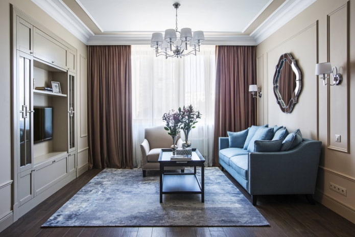 sala de estar em estilo moderno