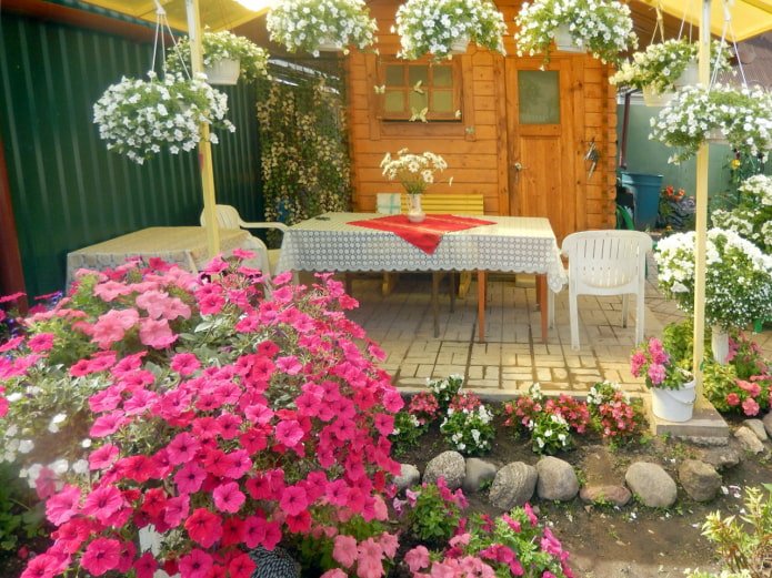 Gazebo em flores