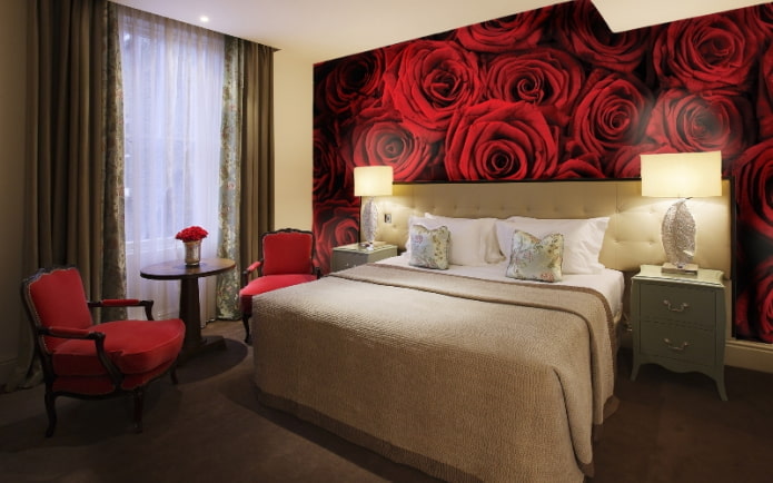 Foto papel de parede rosas