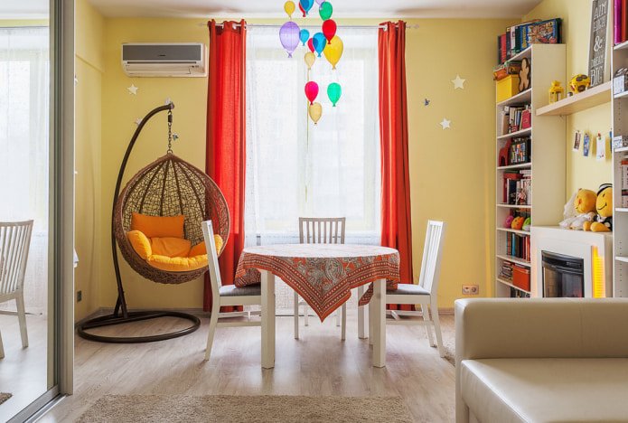Cortinas com ilhós
