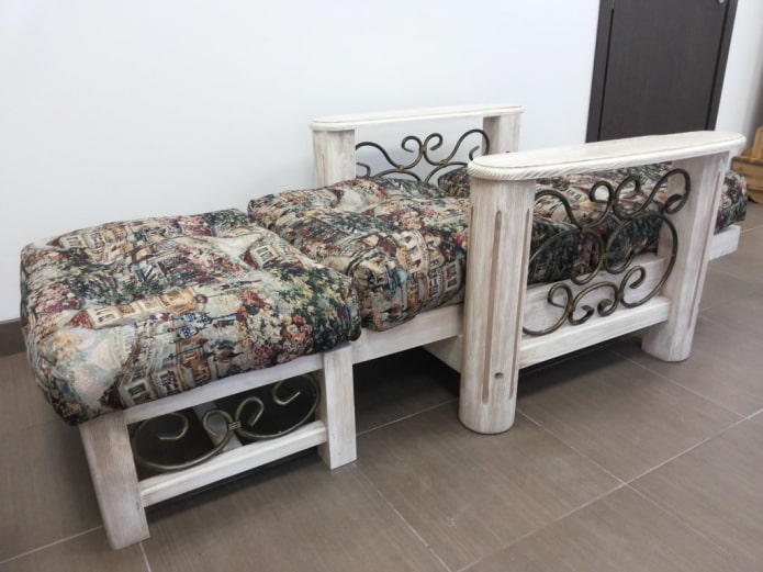 poltrona dobrável no estilo provençal