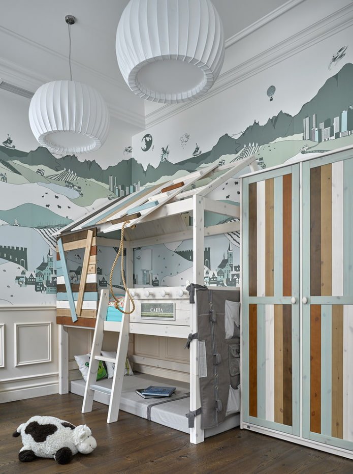 quarto infantil para duas crianças