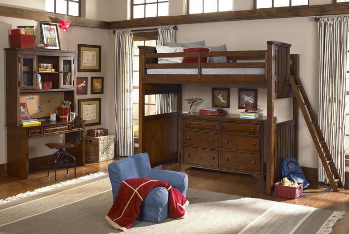 quarto infantil em estilo clássico