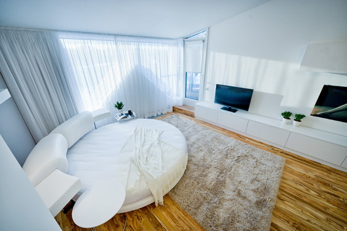 sofá-cama redondo