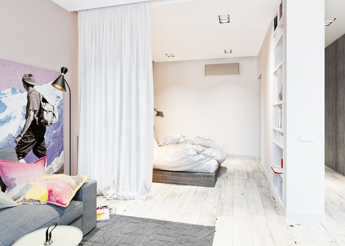 cama em um nicho