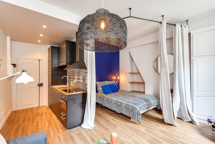 zoneamento com cortinas