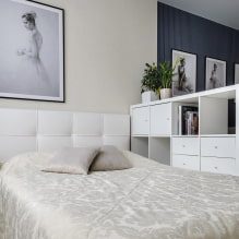Como colocar uma cama em um apartamento de um cômodo?-3