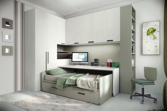cama transformadora no interior