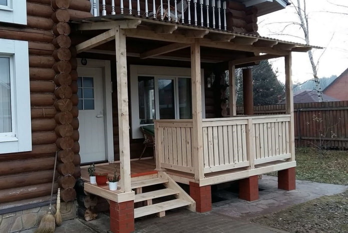 terraço perto da casa