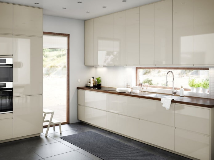 Cozinha brilhante Ikea