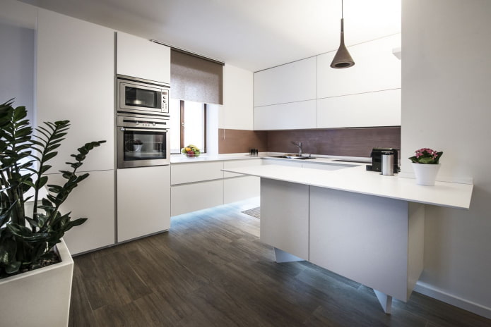 decoração de cozinha em estilo Art Nouveau
