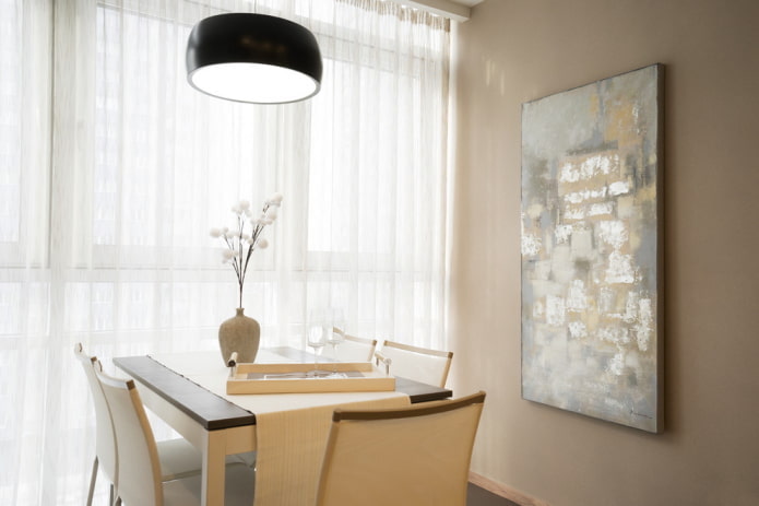 decoração no interior da cozinha em estilo Art Nouveau
