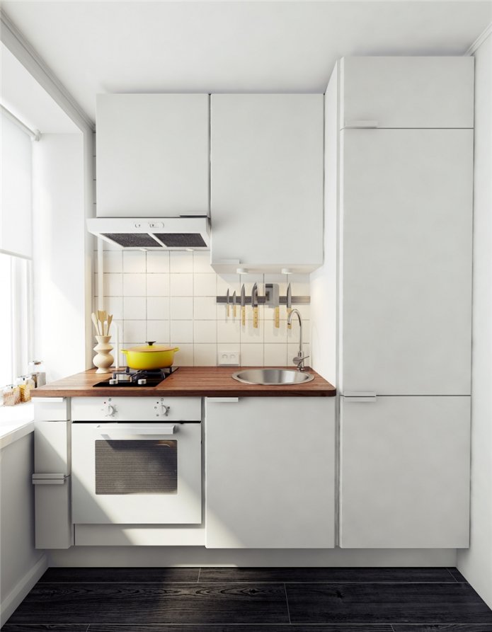 conjunto de cozinha branco