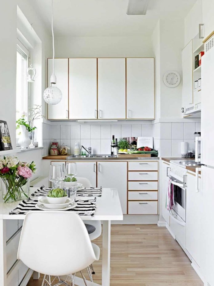 conjunto de cozinha branco