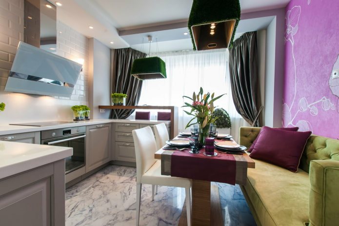 cozinha-sala 14 m²