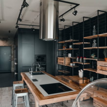 Como projetar uma cozinha-sala de estar em estilo loft?-1