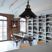 Como projetar uma cozinha-sala de estar em estilo loft?-4