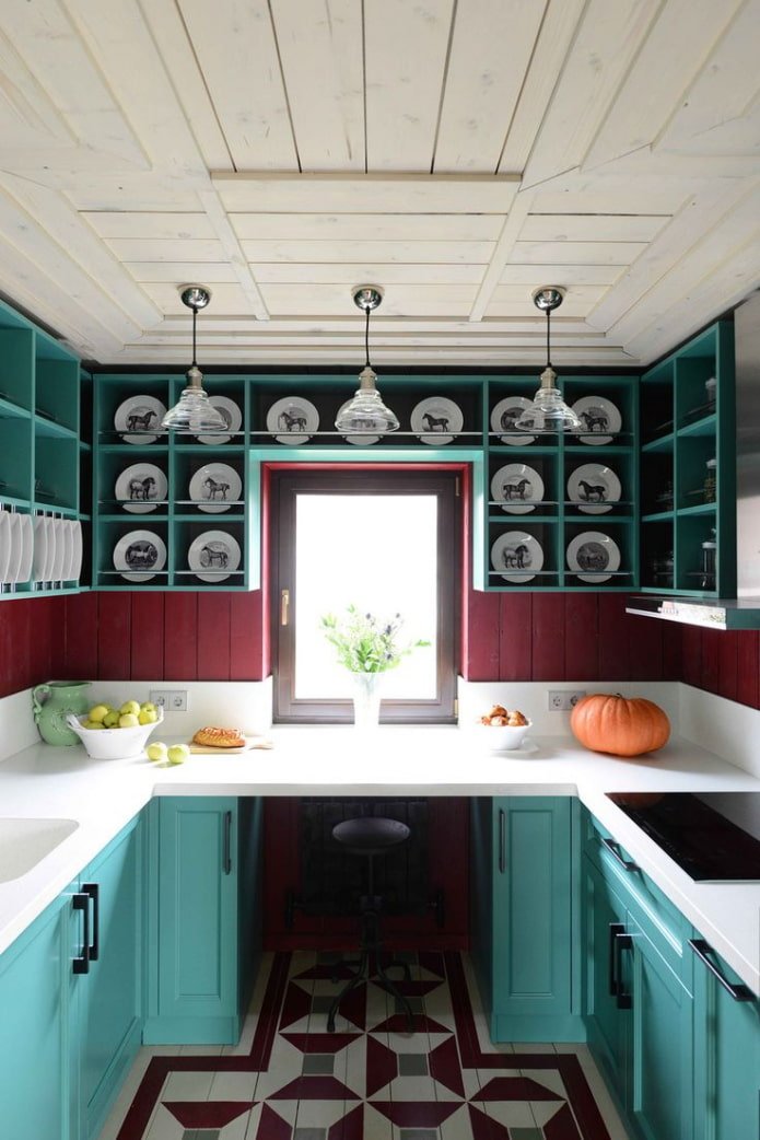 cozinha moderna e iluminada