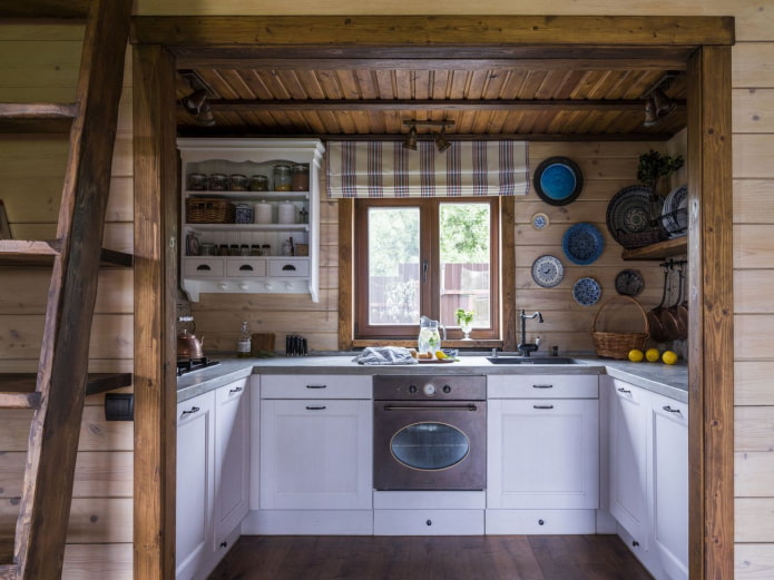 revestimento nas paredes da dacha