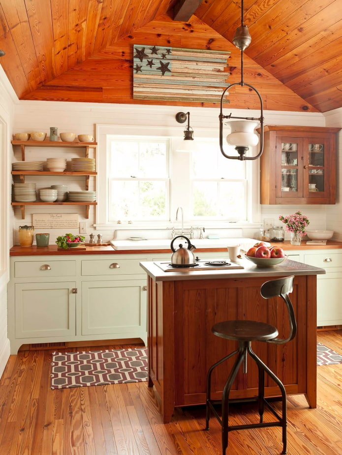 conjunto de cozinha para a dacha
